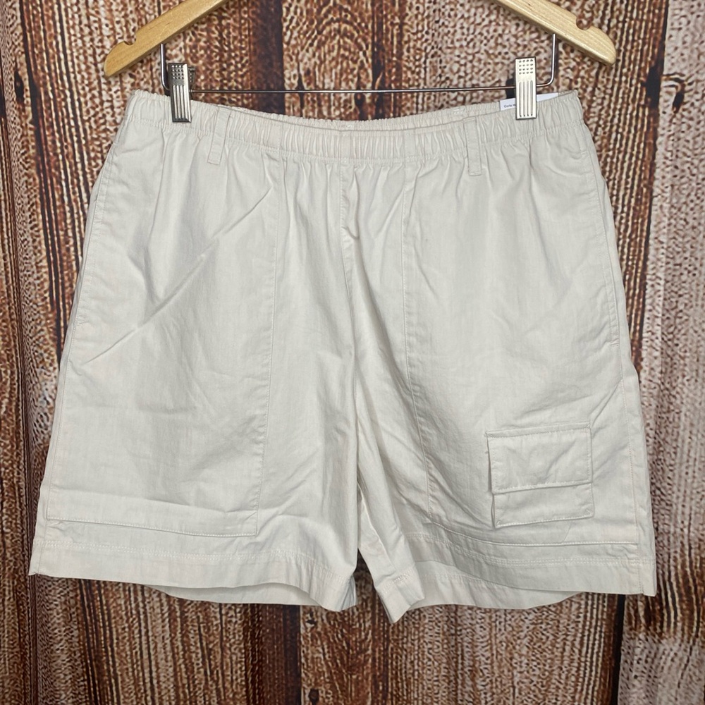 Nike Life Woven Camp Shorts Light Orewood Brown FN3216-104 Men's Medium NWT
